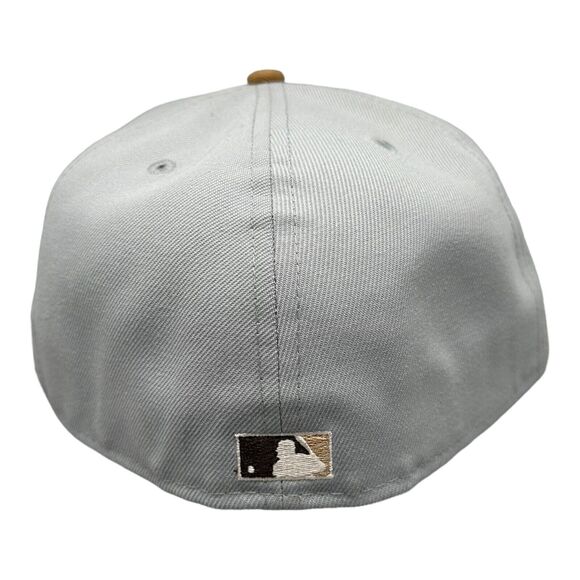 New Era 59FIFTY Fitted San Diego Padres Autumn‎ Storm 1969 Patch Cap Hat Sz 8 - Picture 2 of 7